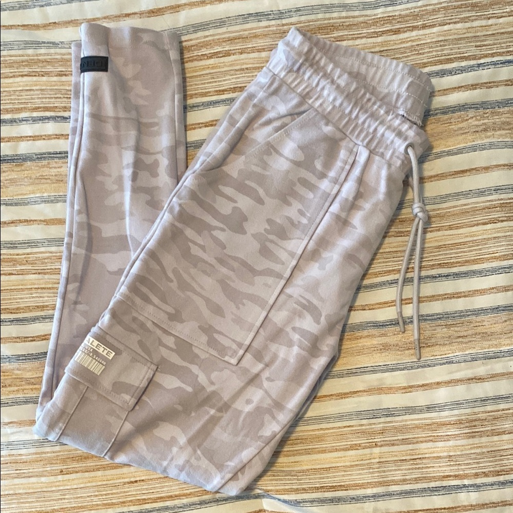 Alphalete Beige Camo Joggers